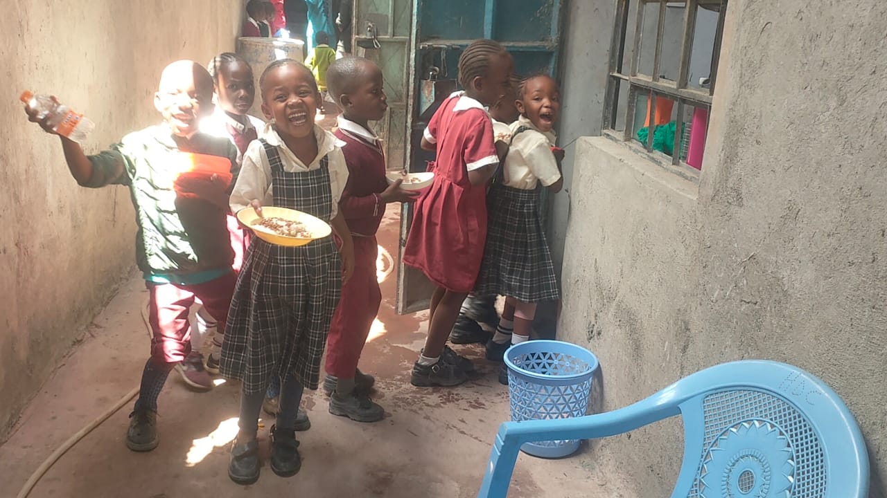 Children with Food